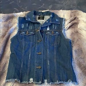BDG Distressed Jean Vest